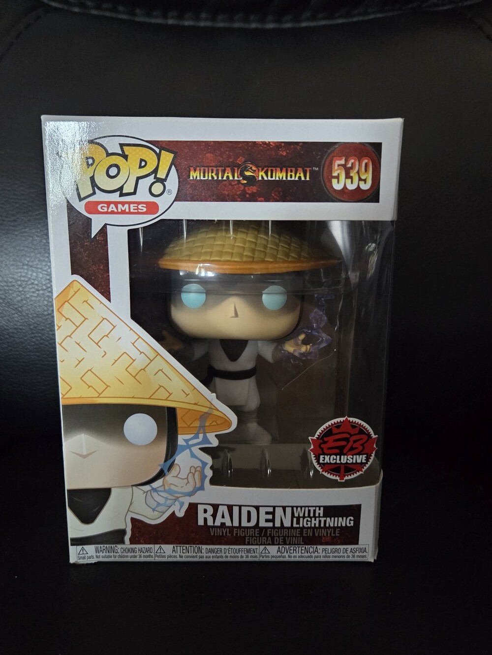 Funko Pop Mortal Kombat Raiden With Lightning Figure EB Games Exclusive